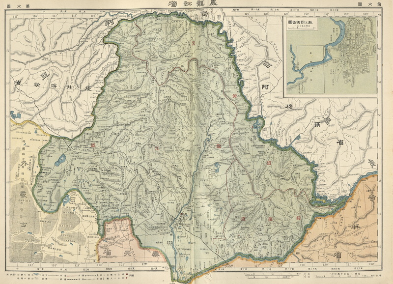 1917年《中国新舆图》陈镐基编插图2