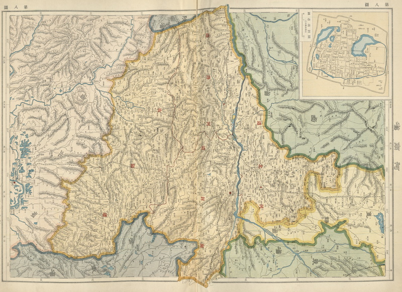 1917年《中国新舆图》陈镐基编插图4