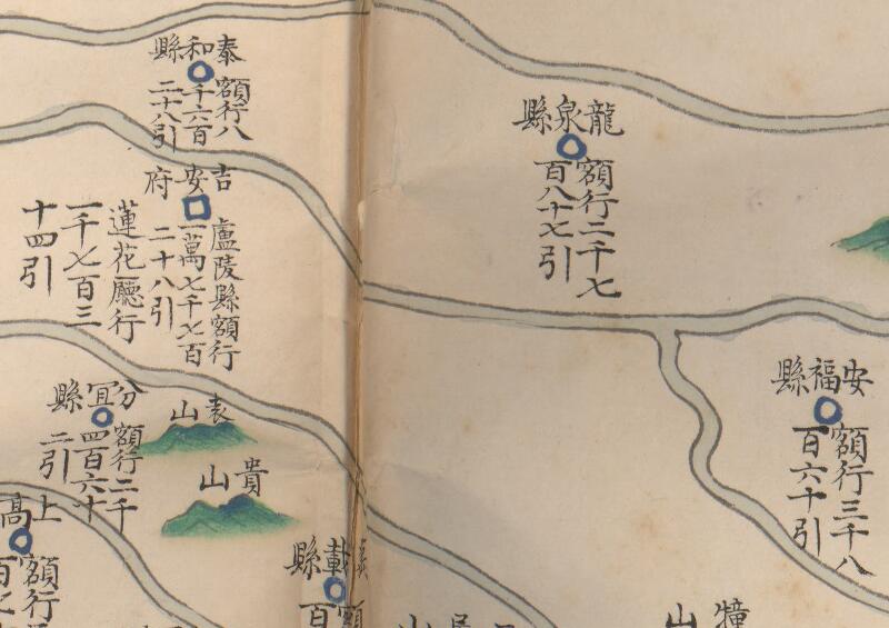 1736年《两淮盐场及四省行盐图》插图1