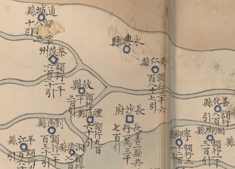 1736年《两淮盐场及四省行盐图》插图2