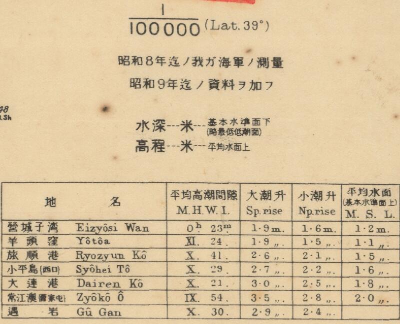 1935年《关东半岛及附近》大连地图插图3