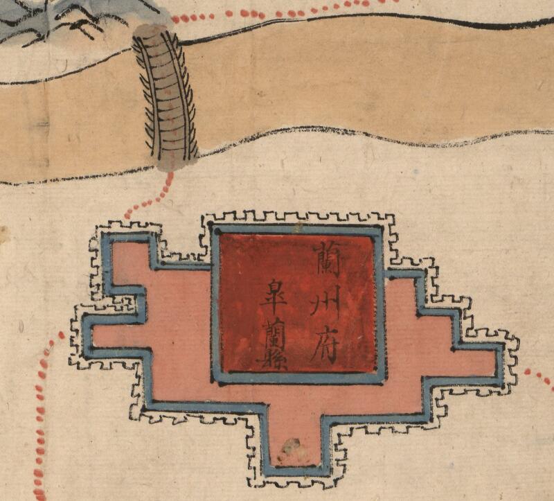 1855–1871年《甘肃舆图》插图1