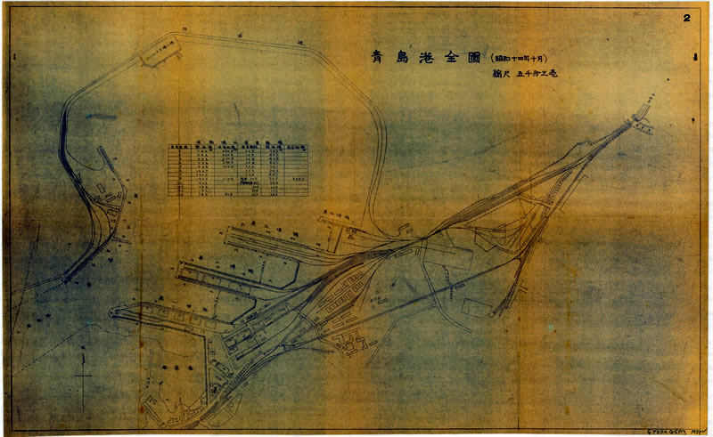 1939年《青岛港全图》插图