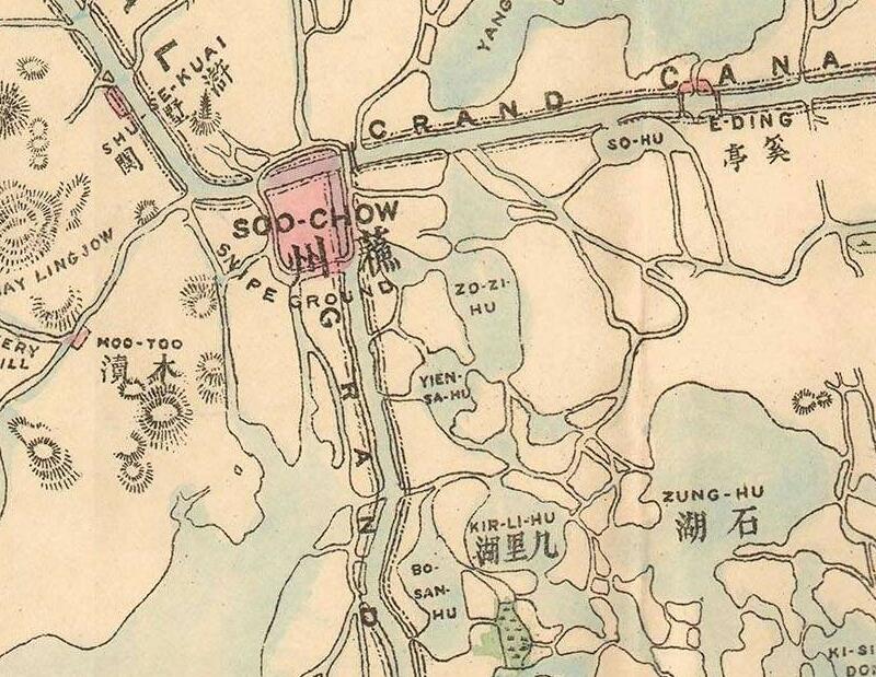 1893年上海及苏州地区图插图2