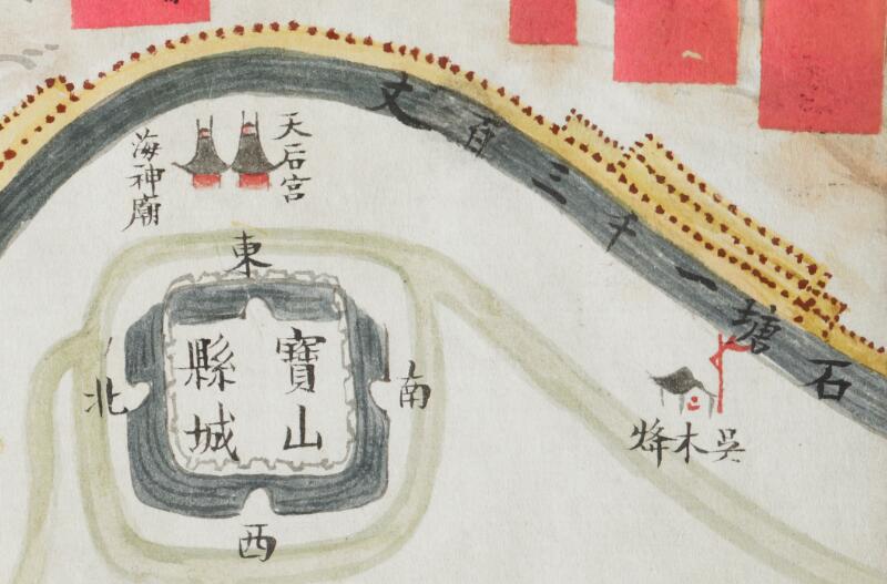 1835年后《宝山海塘工程全图》插图3