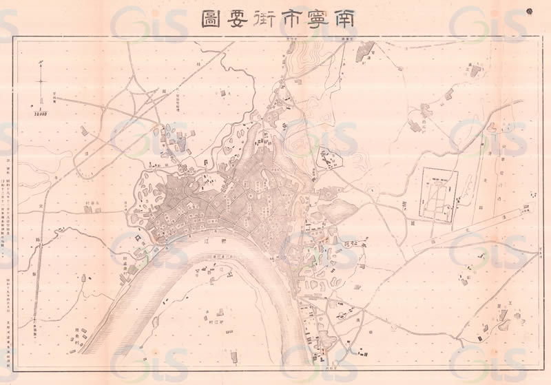 1944年《南宁市街要图》插图