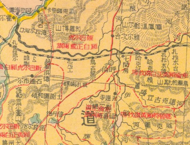 民国时期《黑龙江分县新图》插图1