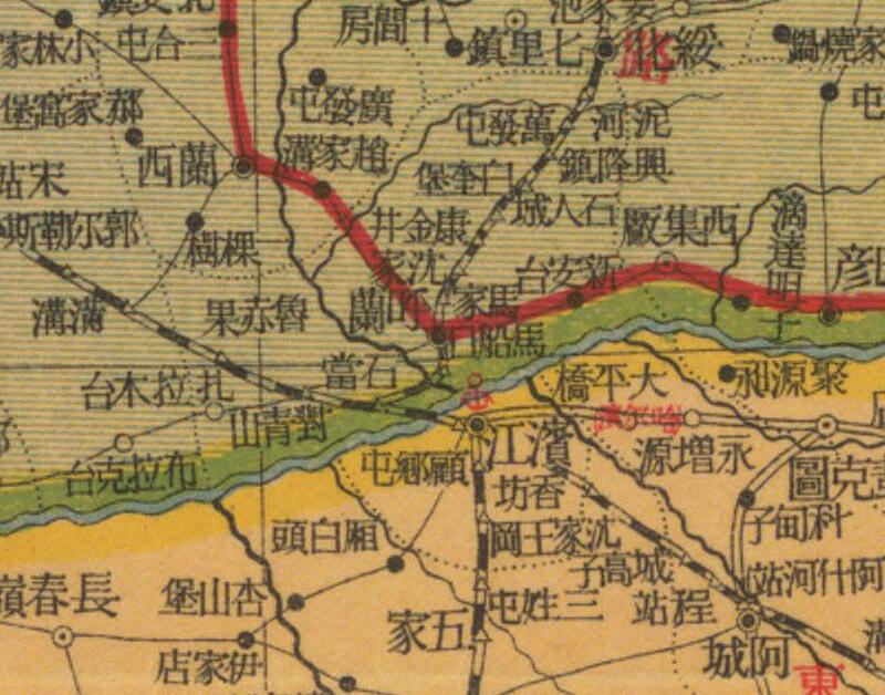 民国时期《东北四省明细地图》插图1