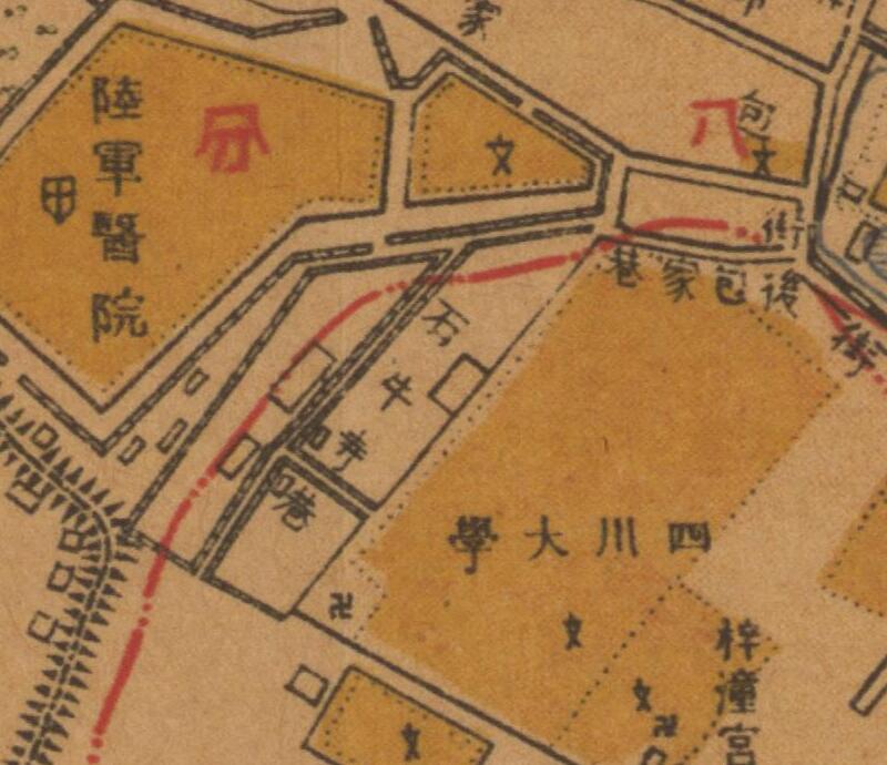 1933年《成都街市图》插图2