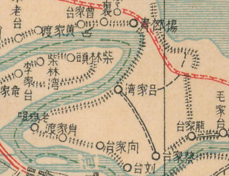 1936年武汉《汉阳县图》插图2