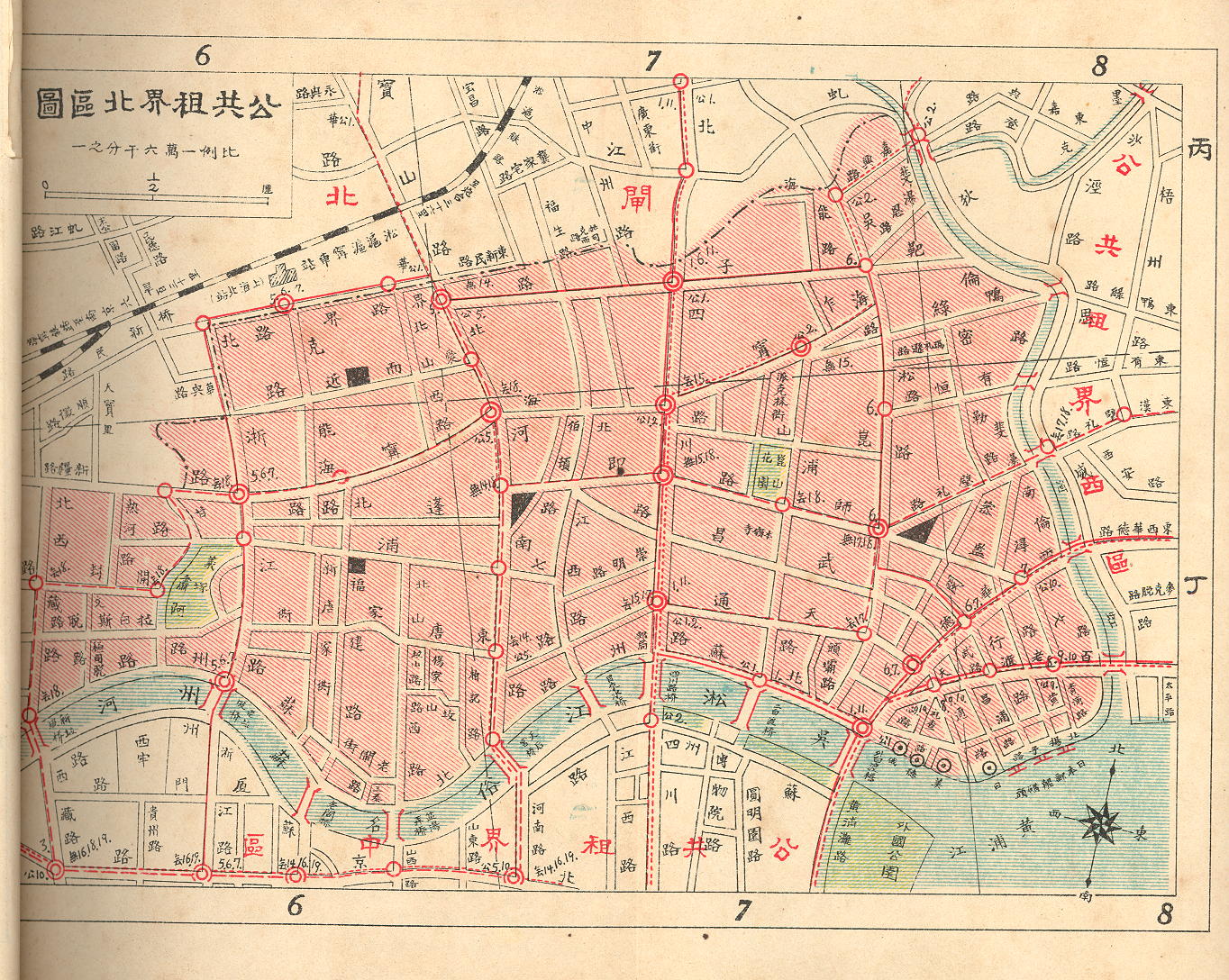 1929年《上海商埠交通图》插图3