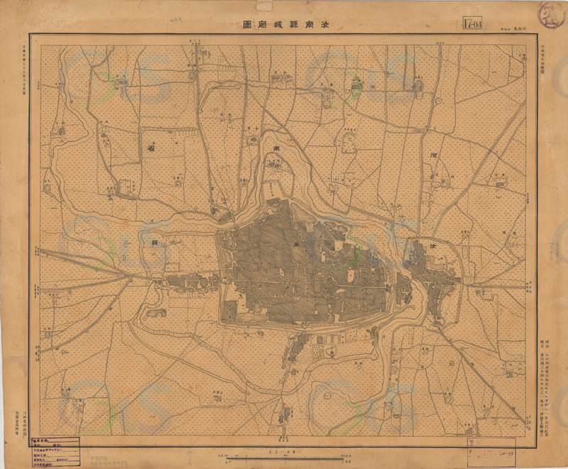 1947年《汝南县城厢图》插图