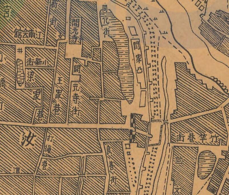 1947年《汝南县城厢图》插图1