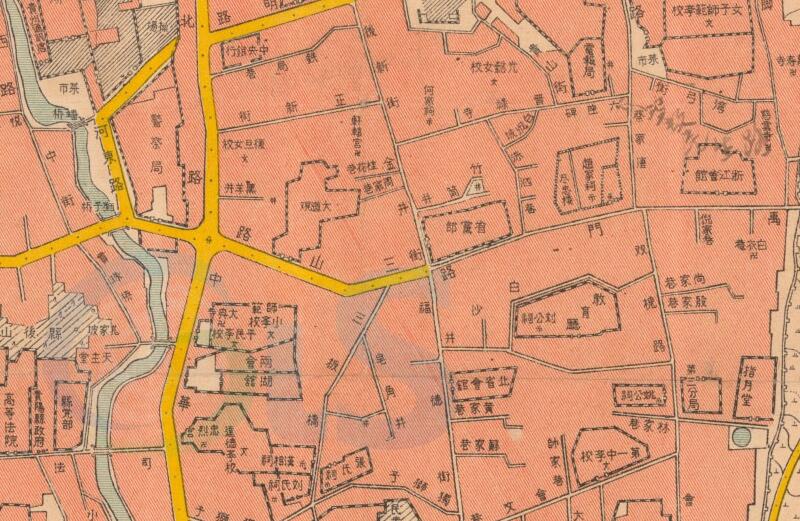 1939年《贵阳城厢街市全图》插图2