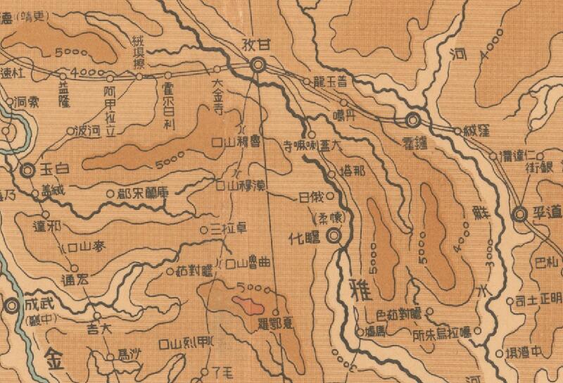 1938年《西康西藏详图》插图1