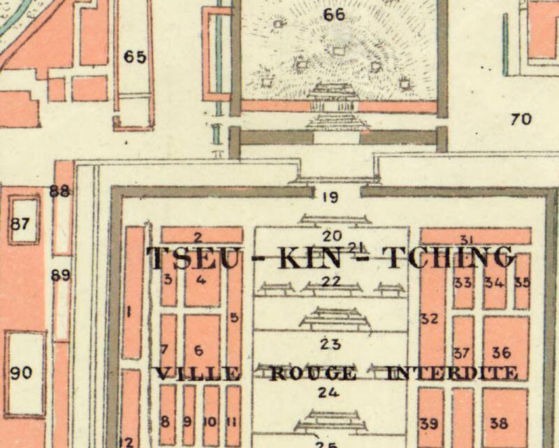 1900年北京城图 Plan de Pékin插图1