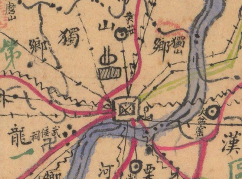 1941年《河南省南阳县图》插图1