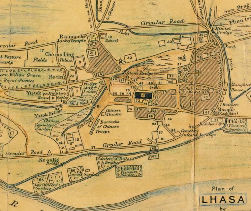 1905-1915年 拉萨鸟瞰图插图3