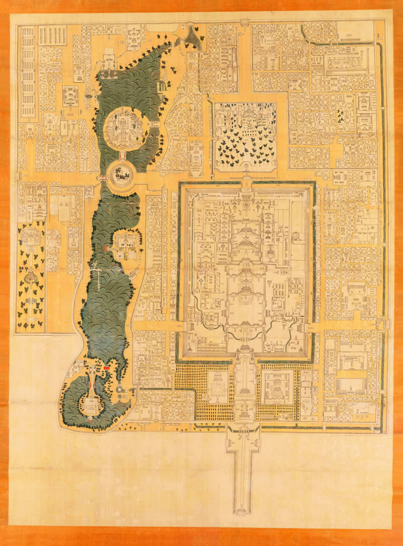 1669年康熙《皇城宫殿衙署图》插图