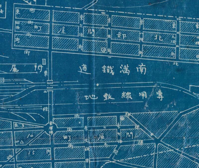 1914年《长春三国市街关系图》插图1