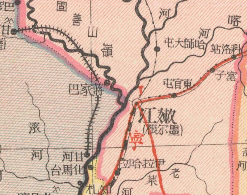 1937年《黑龙江省明细地图》插图3