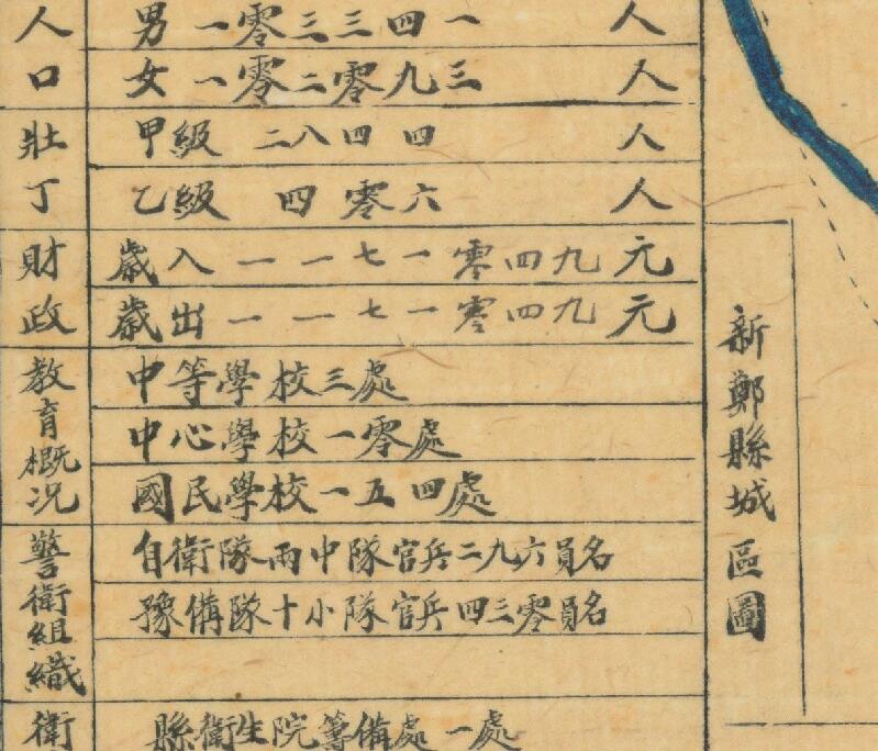 1942年《河南省新郑县图》插图3