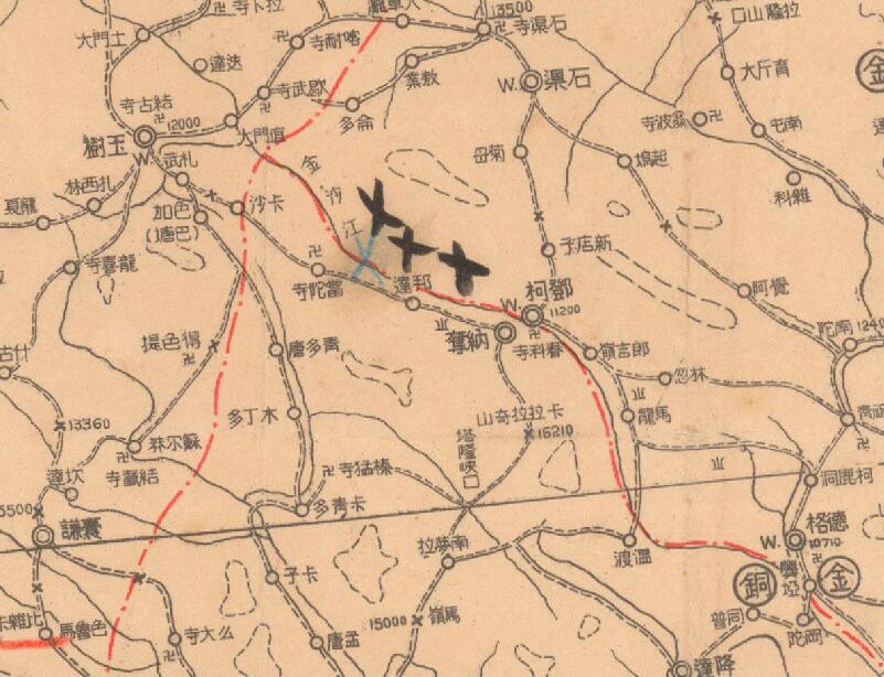 1943年《青康藏地图》插图1