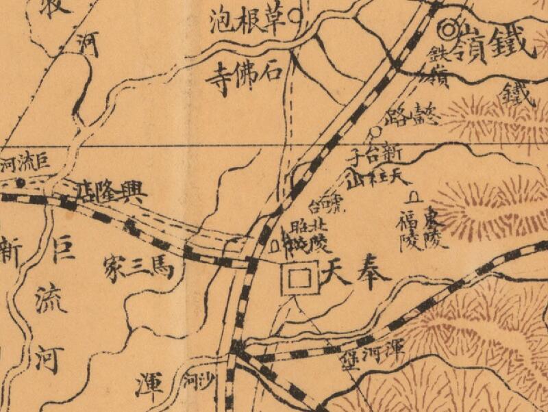 清末民初《奉天省全界地图》插图1