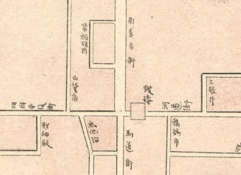 1883年《河南开封府城市街之图》插图2