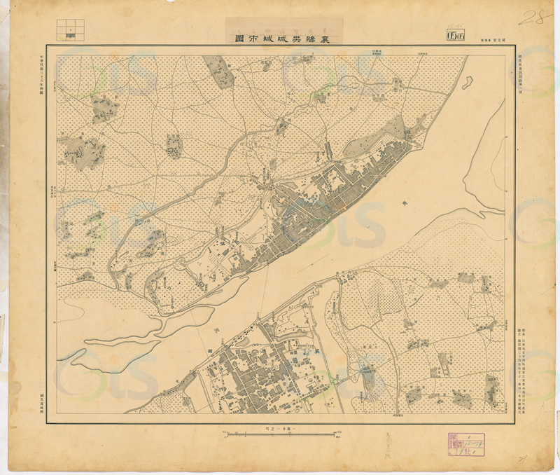 1947年《襄阳樊城城市图》插图