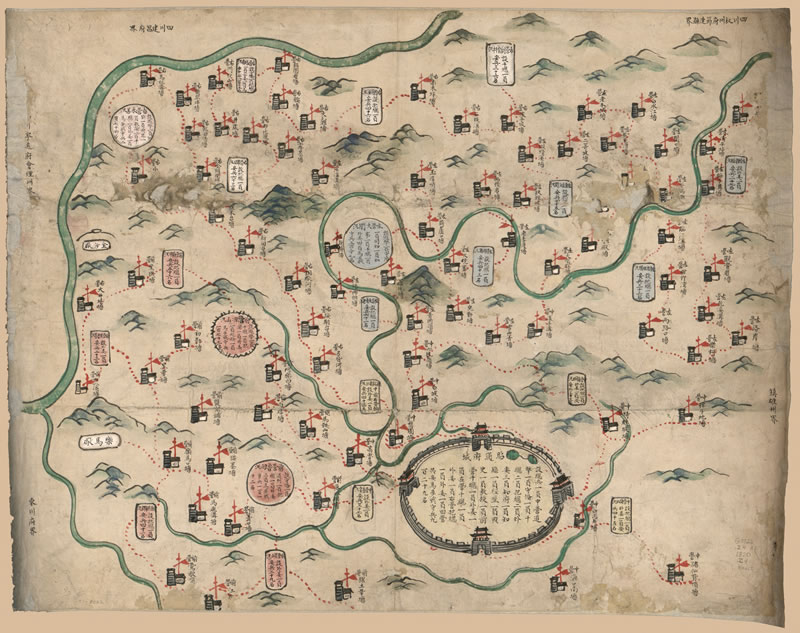 1911年云南《昭通府舆图》插图