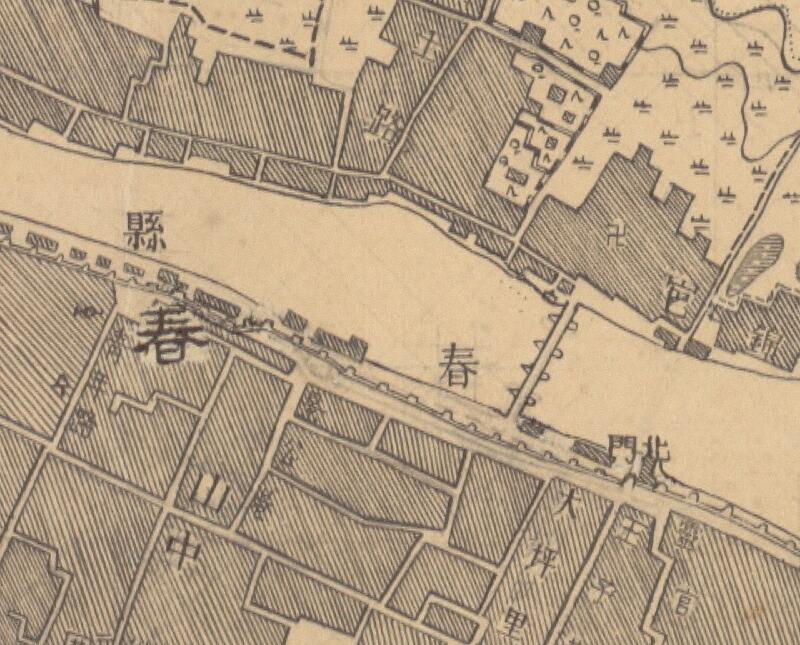 1947年《宜春县城厢图》插图1