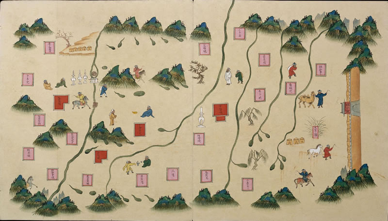 明嘉靖时期《甘肃镇战守图略》插图