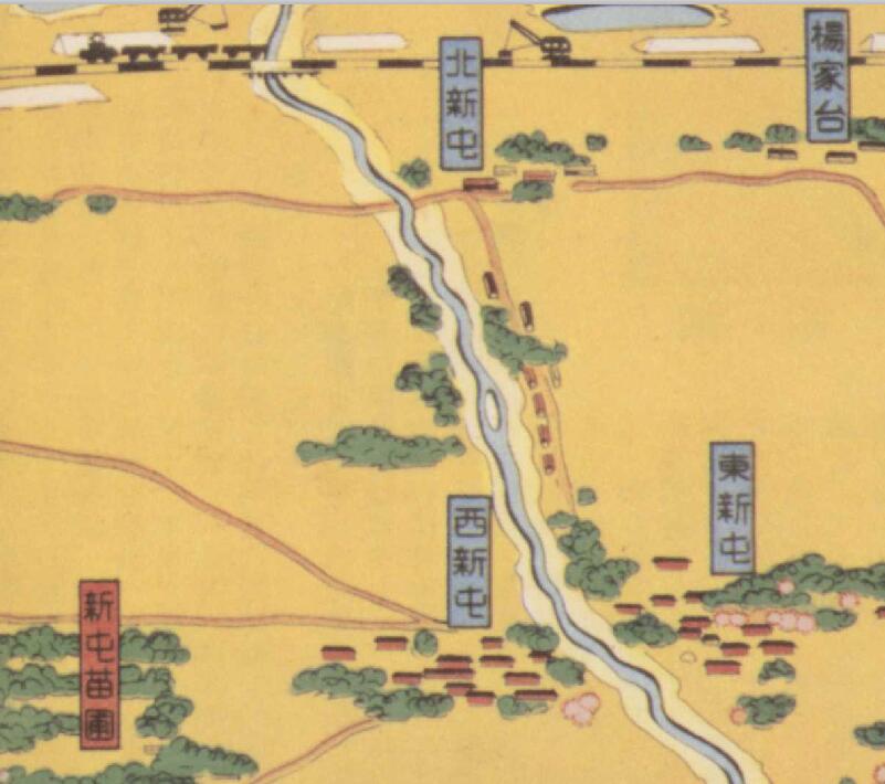 民国抚顺鸟瞰地图《抚顺大绘卷》插图1