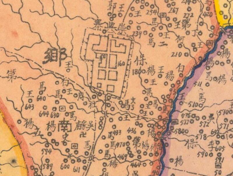 1941年《宁夏省灵武县图》插图3