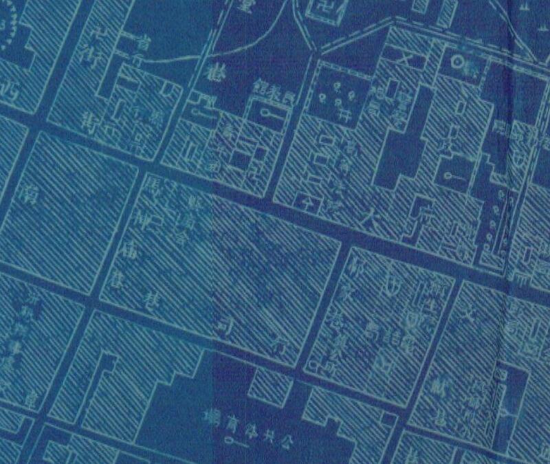 1948年陕西《凤翔县城厢图》插图1