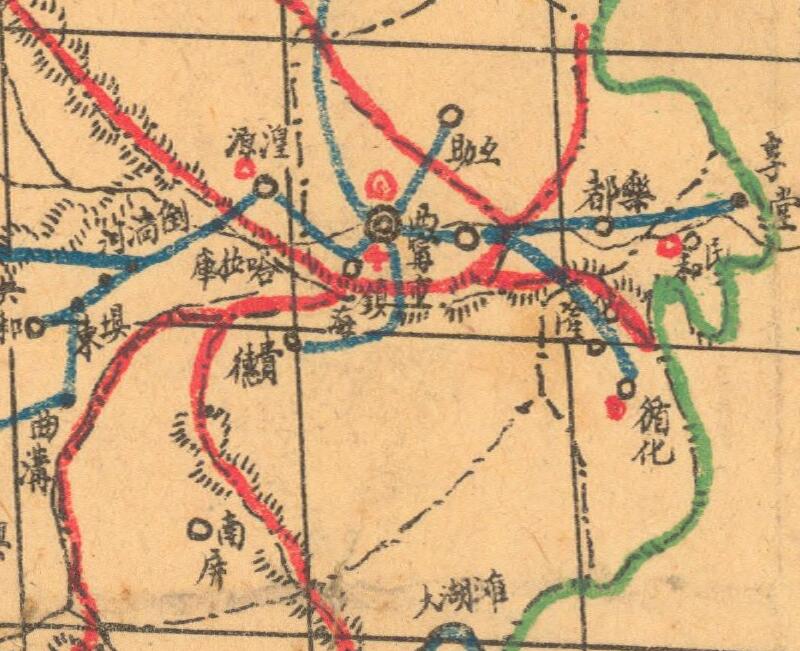 民国《青海省行政区域全图》插图1