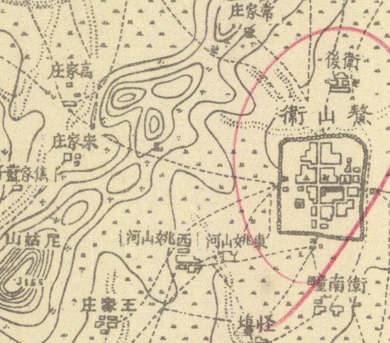 1947年《山东省地形图》五万分一插图3