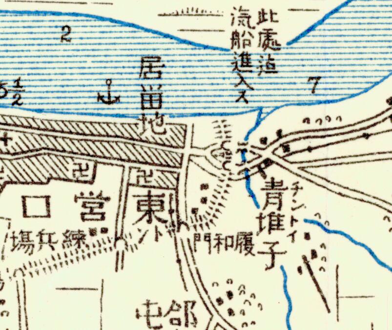1894年《营口附近图》插图2