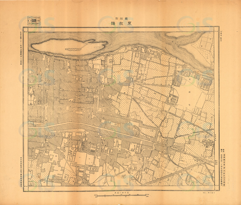 1943年《兰州市图》五千分一插图2