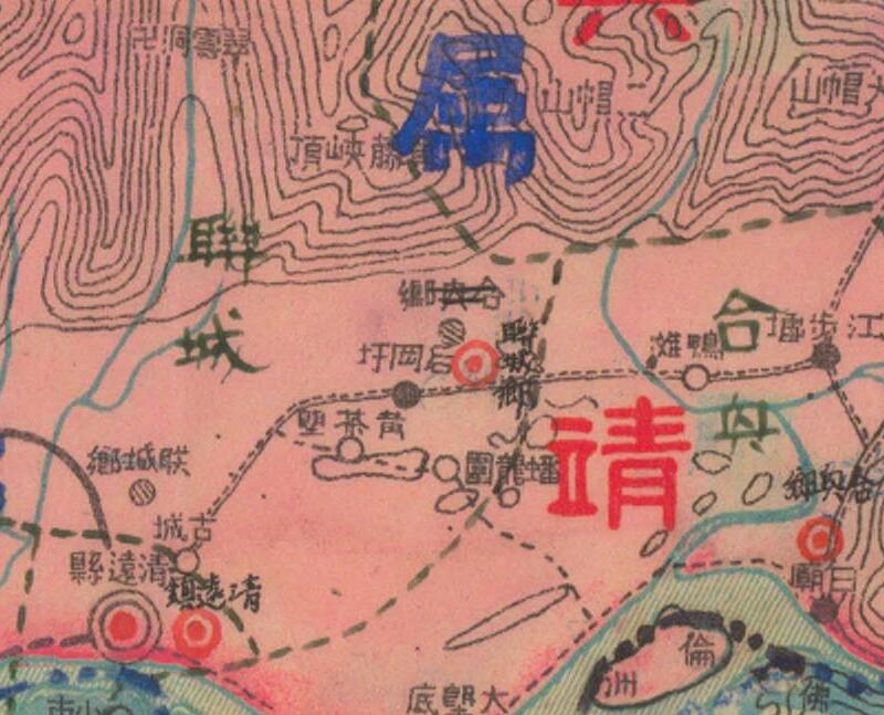 1941年广东《清远县总图》插图1