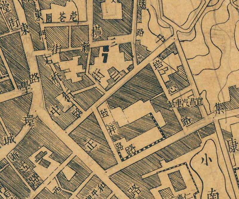 1947年《宜昌县城市图》插图1