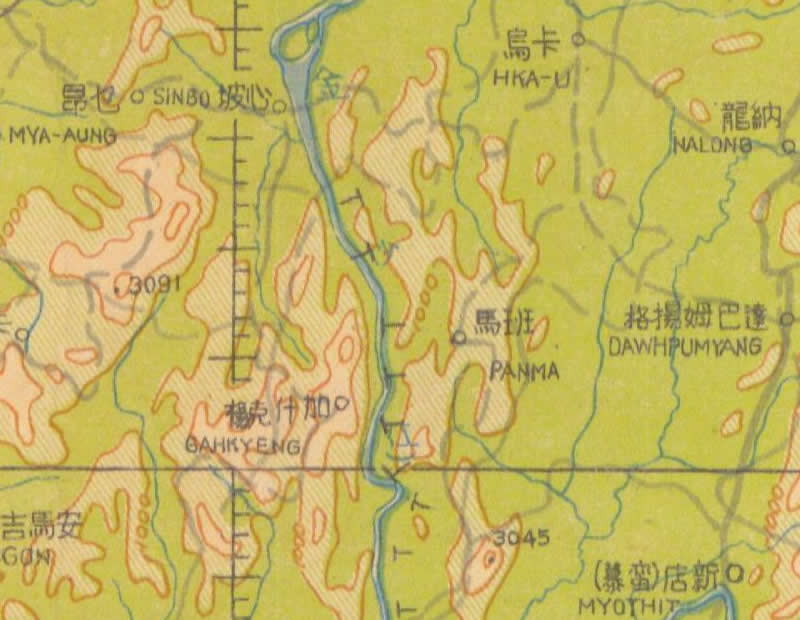 1947年100万《大理》航空图插图2