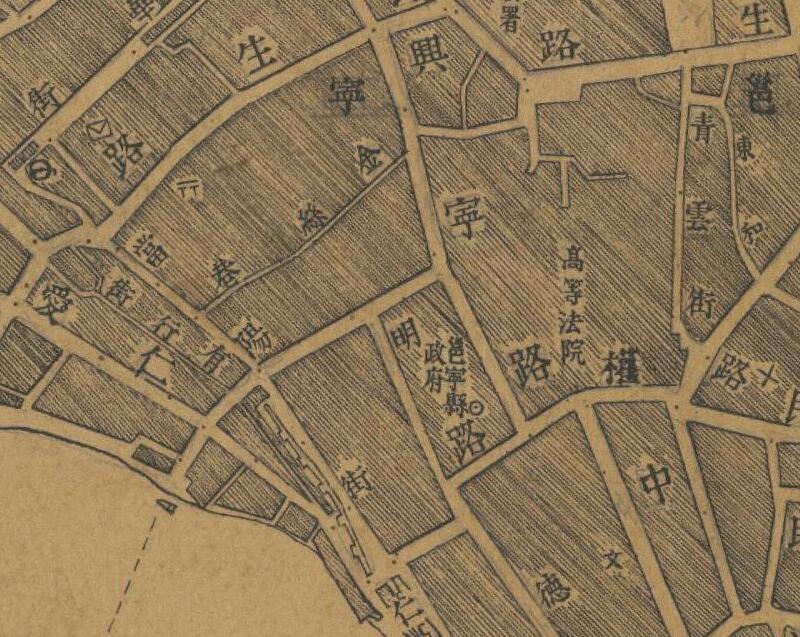 1947年南宁《邕宁县城市图》插图4