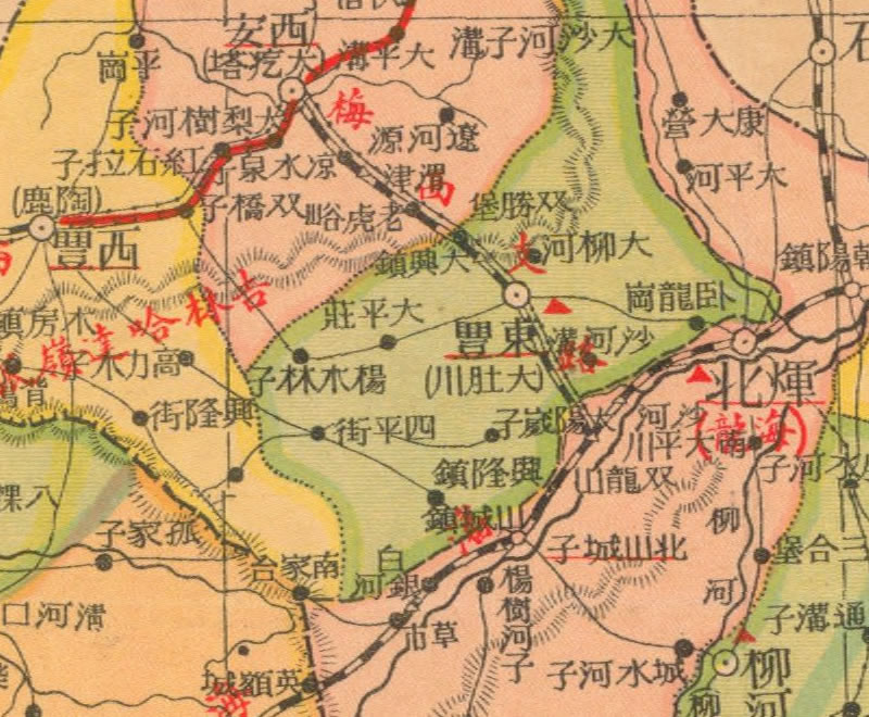 民国：《辽宁明细地图》插图3