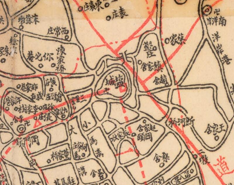 1944年《盐城县全图》插图1