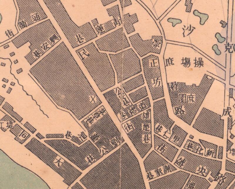 1948年湖北《沙市城市图》插图1