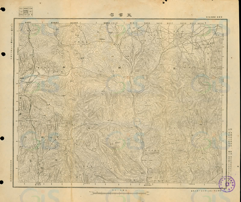 1947年《绥远省地形图》五万分一插图2