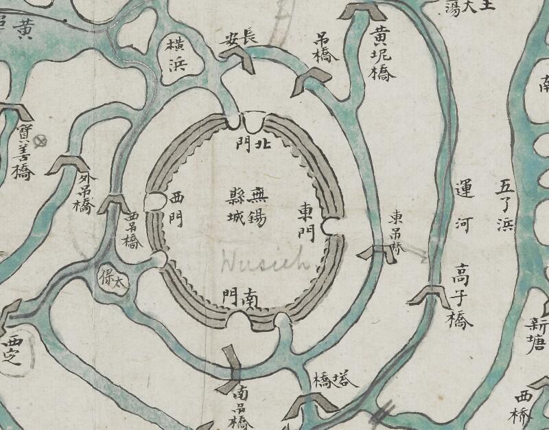 1860年《无锡金匮舆地全图》插图2