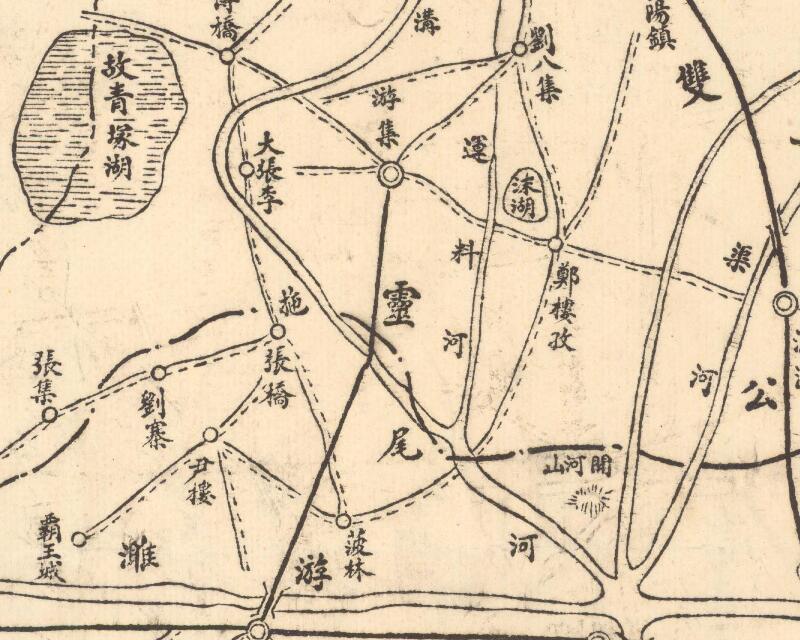 民国安徽《灵璧县境分区略图》插图2